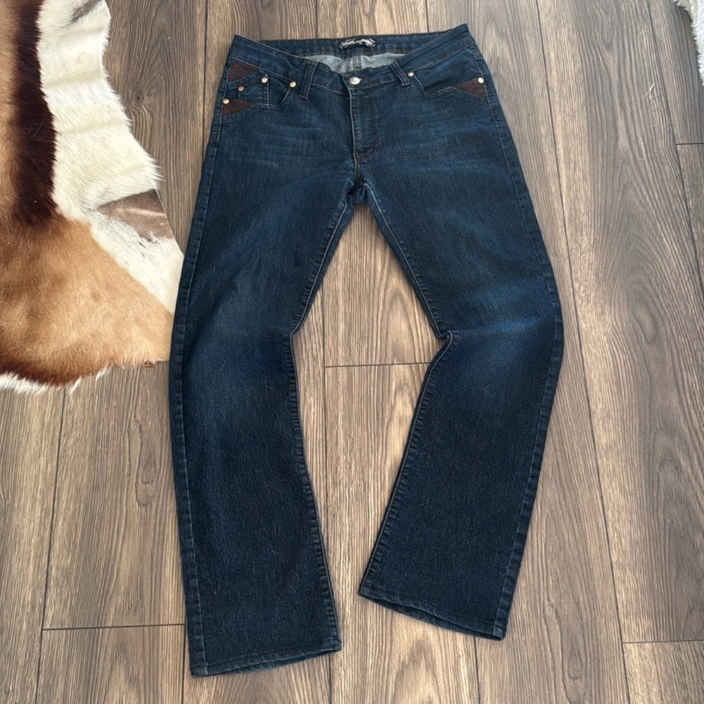 Dolce & Gabbana Dark Blue Straight Leg Jeans